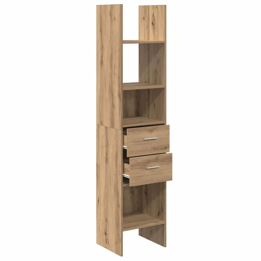 Bibliothèque 2 niveaux 40 x 35 x 180 cm Bois d'ingénierie - 5