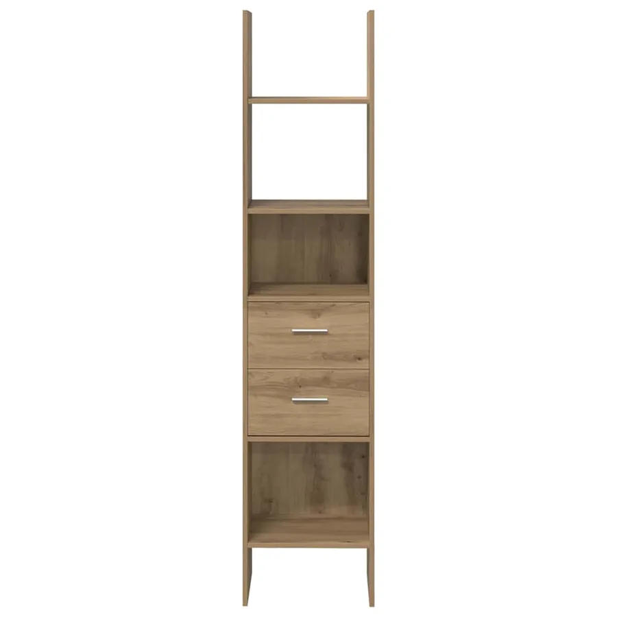 Bibliothèque 2 niveaux 40 x 35 x 180 cm Bois d'ingénierie - 6