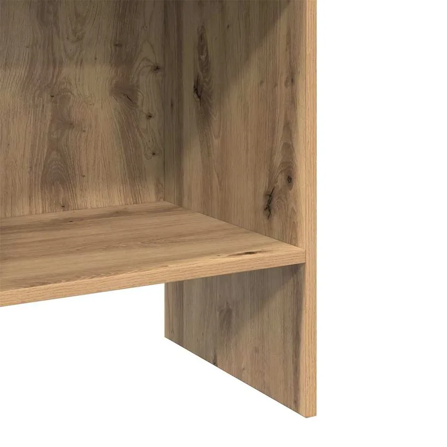 Bibliothèque 2 niveaux 40 x 35 x 180 cm Bois d'ingénierie - 9