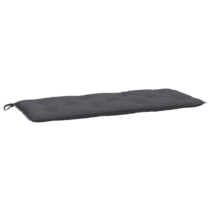 Coussin de banc de jardin anthracite 120x50x7 cm tissu oxford - 2
