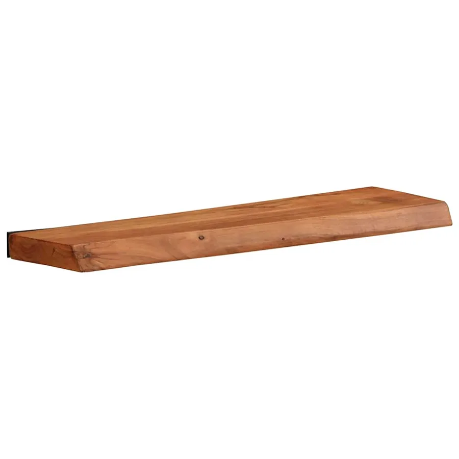 Étagères murales 2 pcs 60x20x3,5 cm bois massif d'acacia - 12