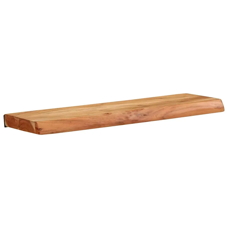 Étagères murales 2 pcs 60x20x3,5 cm bois massif d'acacia - 2