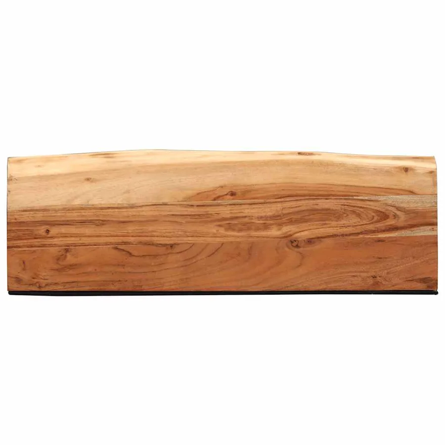 Étagères murales 2 pcs 60x20x3,5 cm bois massif d'acacia - 6