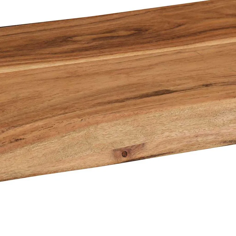 Étagères murales 2 pcs 60x20x3,5 cm bois massif d'acacia - 8