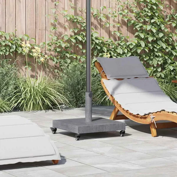 Pied de parasol Aspect Bois Gris Foncé 45 x 45 x 31,5 cm
