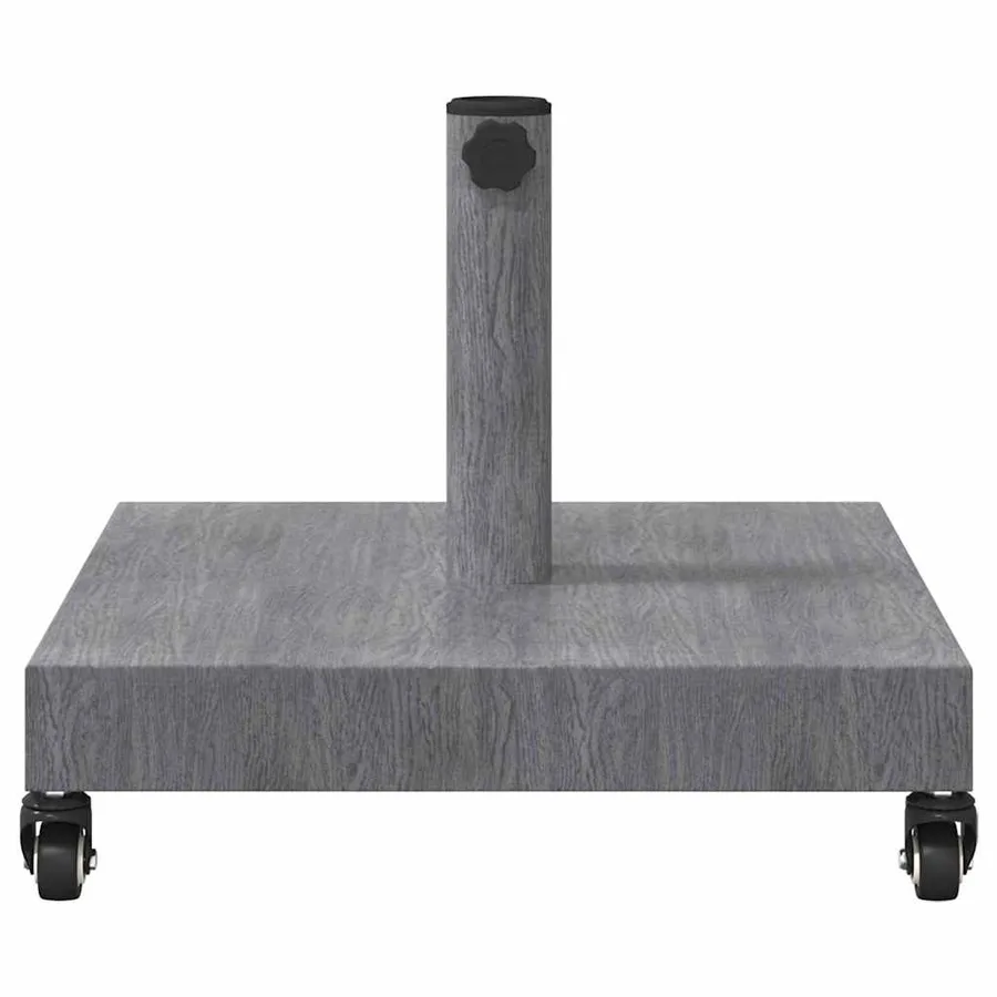 Pied de parasol Aspect Bois Gris Foncé 45 x 45 x 31,5 cm - 4