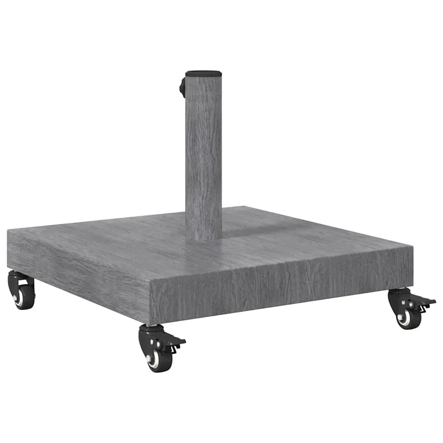 Pied de parasol Aspect Bois Gris Foncé 45 x 45 x 31,5 cm - 6