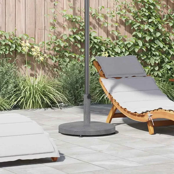 Pied de parasol Aspect Bois Gris Foncé 48 x 48 x 32 cm