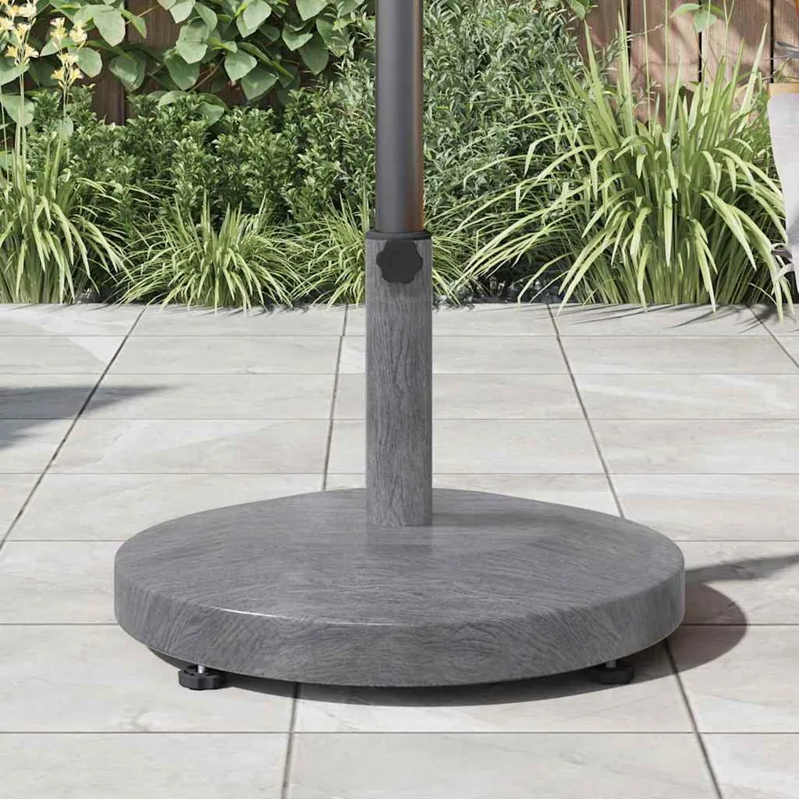 Pied de parasol Aspect Bois Gris Foncé 48 x 48 x 32 cm - 4