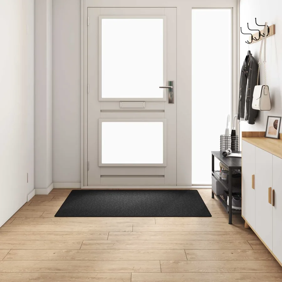 Tapis Couloir Anthracite 100 x 150 cm 100% Polypropylène - 3