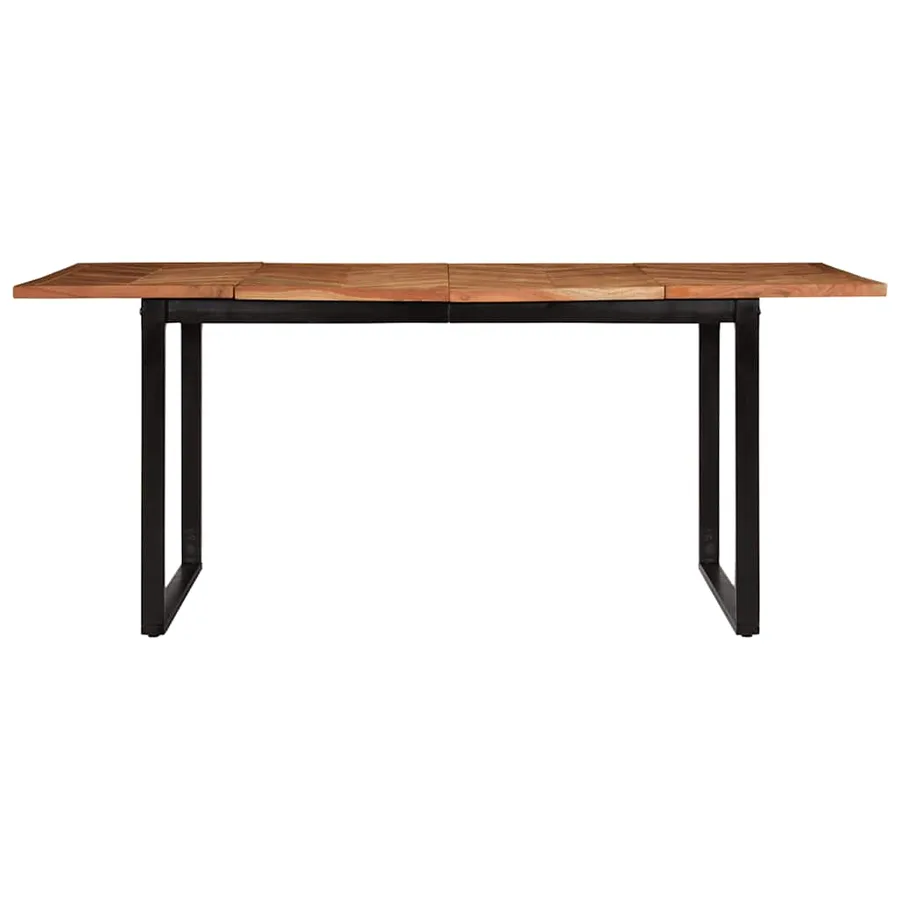 Table à manger 180x90x75 cm bois massif d'acacia - 2