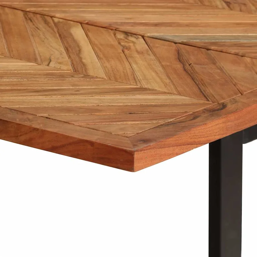 Table à manger 180x90x75 cm bois massif d'acacia - 5