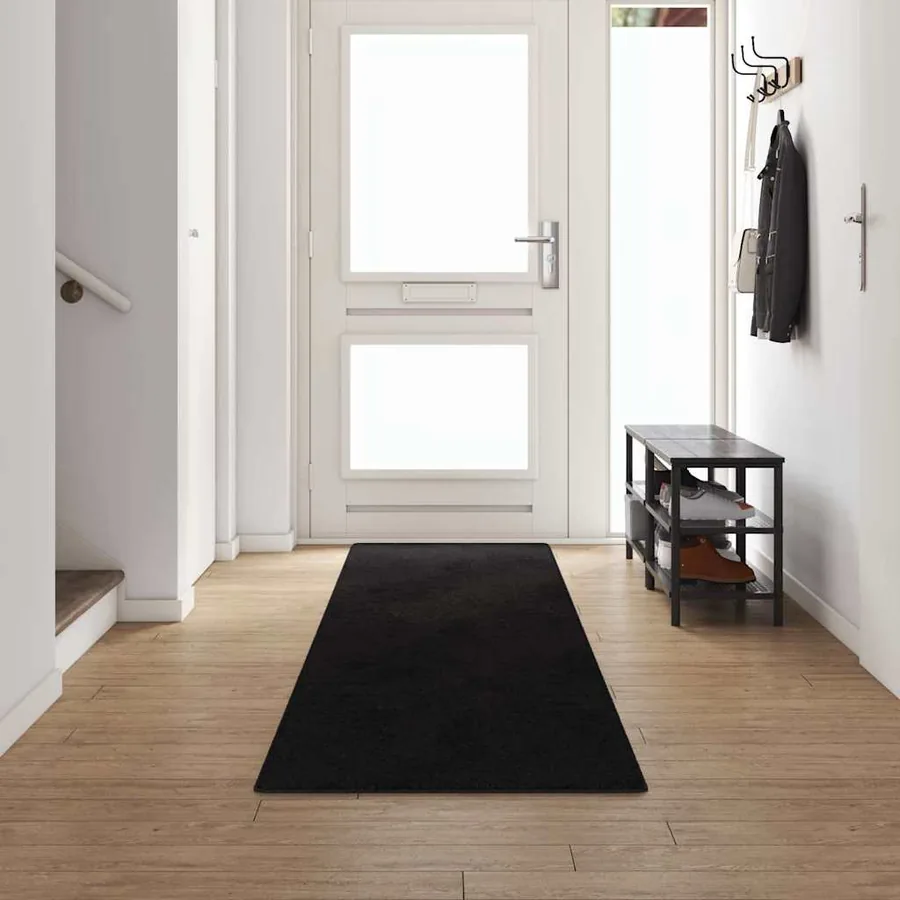 Tapis Couloir Noir 80 x 500 cm