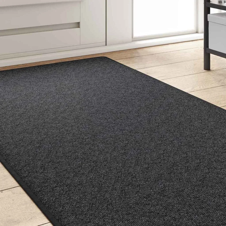 Tapis Couloir Gris foncé 80 x 500 cm 100% Polypropylène - 3