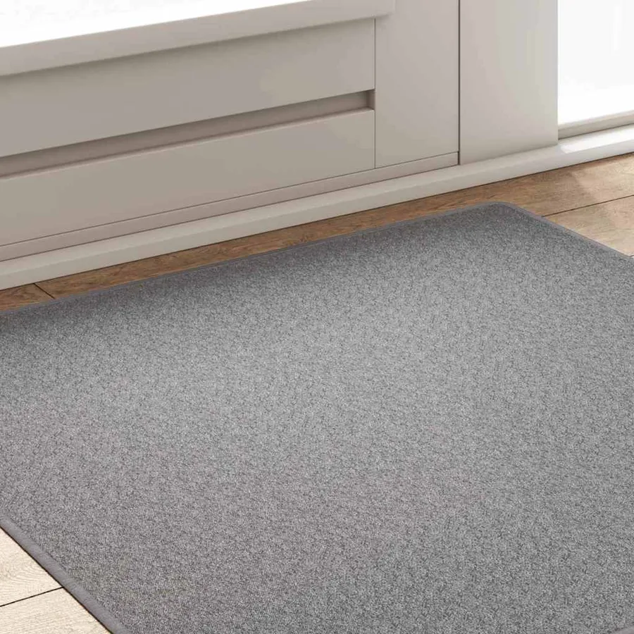 Tapis Couloir Gris clair 100 x 100 cm 100% Polypropylène - 4