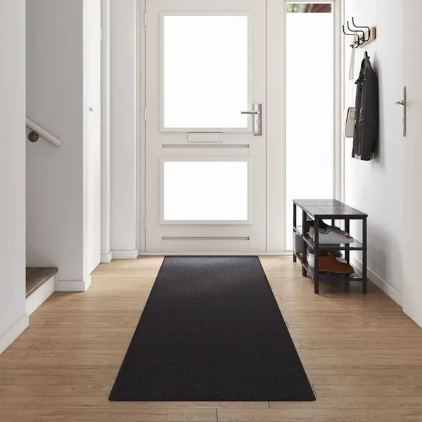 Tapis Couloir Anthracite 80 x 500 cm 100% Polypropylène