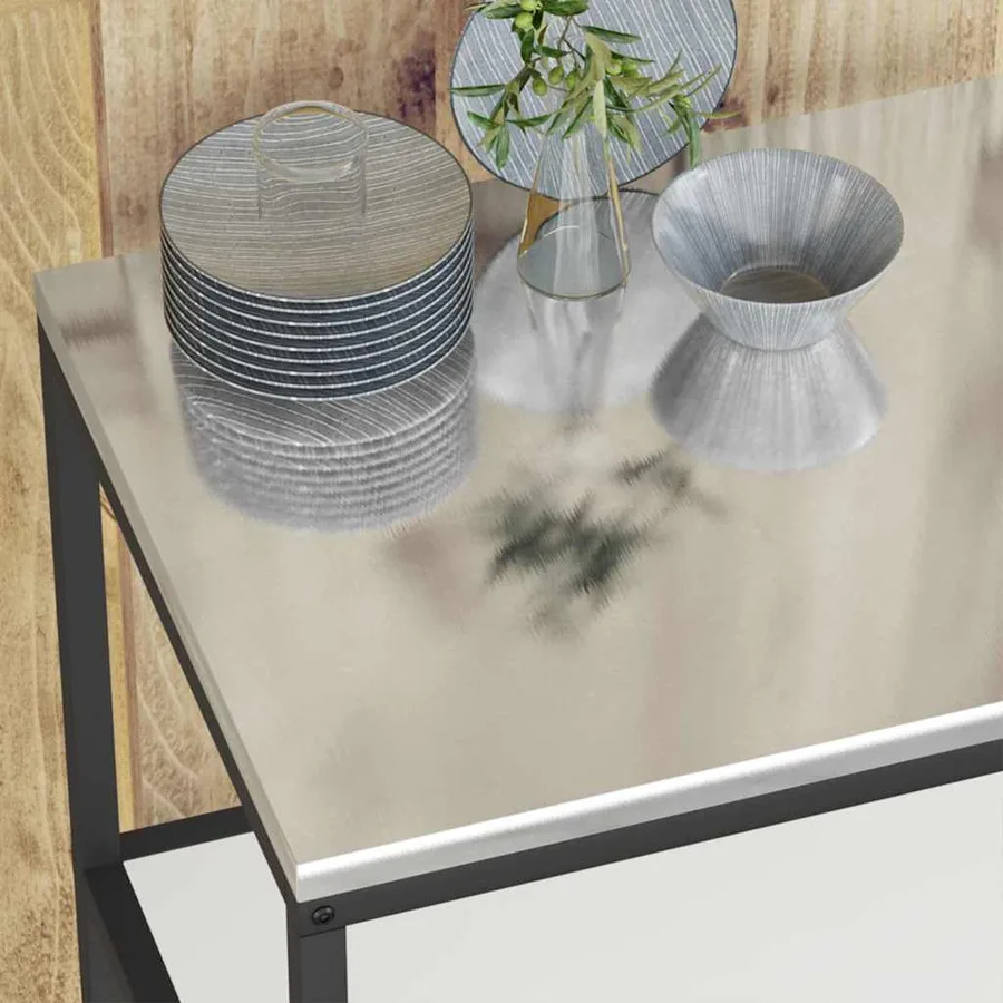 Rangement de cuisine HATTEM Blanc 60 x 50 x 92 cm Acier - 5