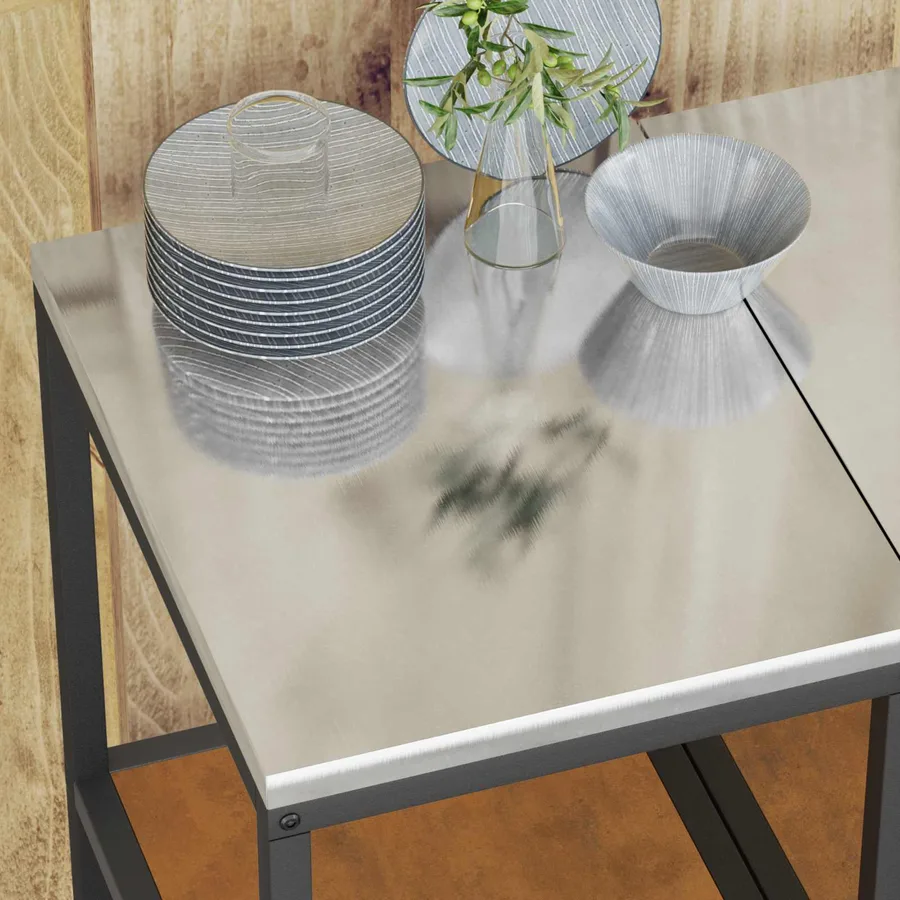 Rangement de cuisine HATTEM Rouillé 40 x 50 x 92 cm Acier - 5