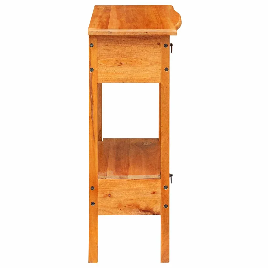 Table console avec tiroir Naturel 50,5 x 30 x 75,5 cm - 6