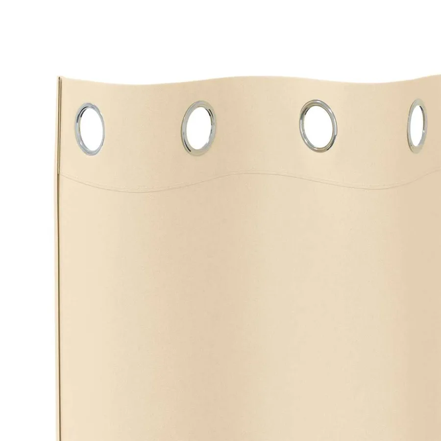 Rideaux occultants avec anneaux 2 pcs Crème 175 x 140 cm - 5