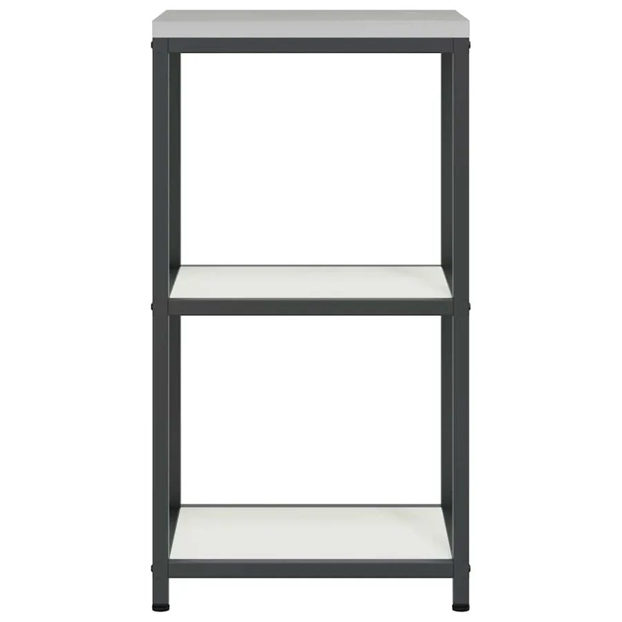 Rangement de cuisine HATTEM Blanc 40 x 50 x 92 cm Acier - 9