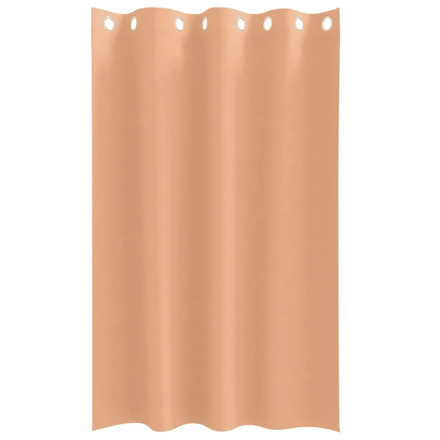 Rideaux occultants avec anneaux 2 pcs Marron Clair 175 x 140 cm - 4