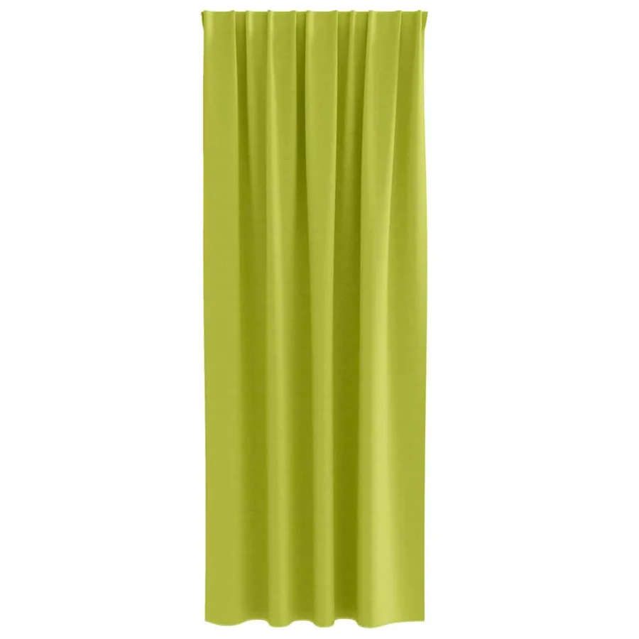 Rideaux occultants avec anneaux 2 pcs Vert 225 x 140 cm - 4