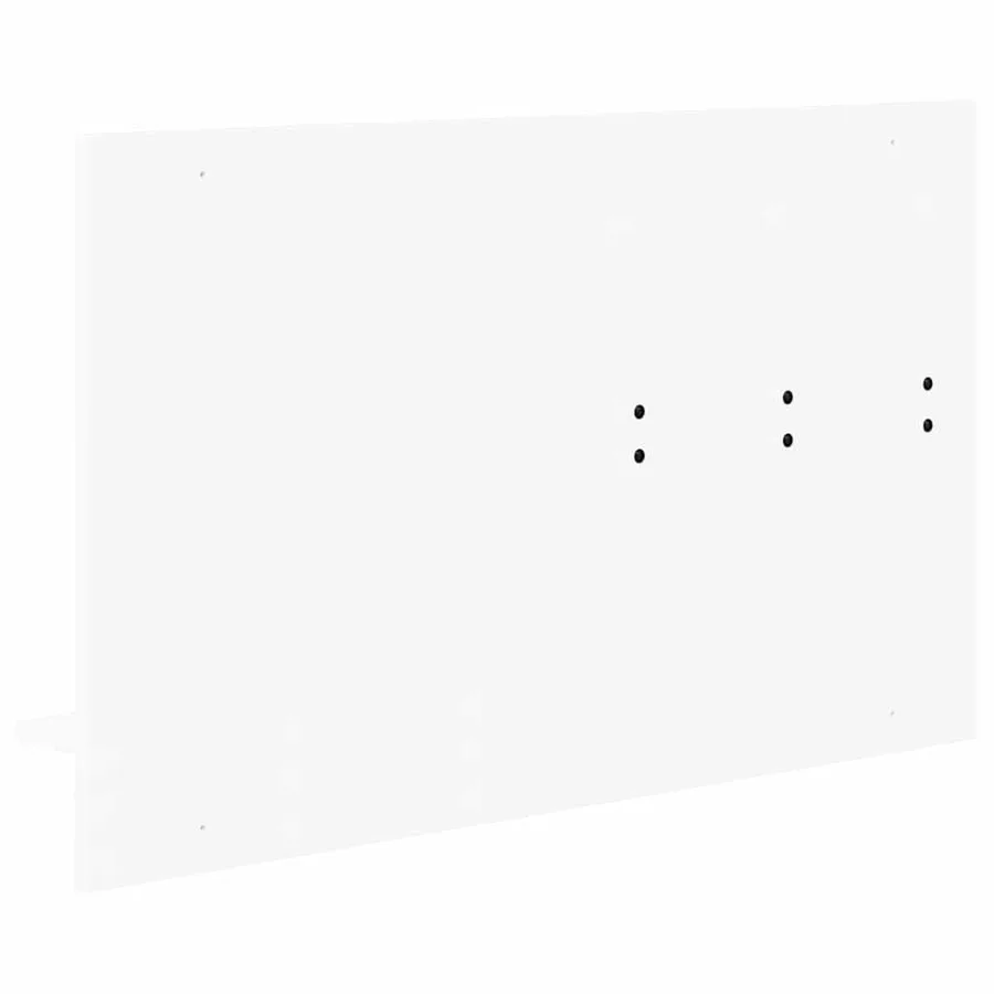 Porte-manteau mural Blanc 90 x 10 x 50 cm Bois d'ingénierie - 7