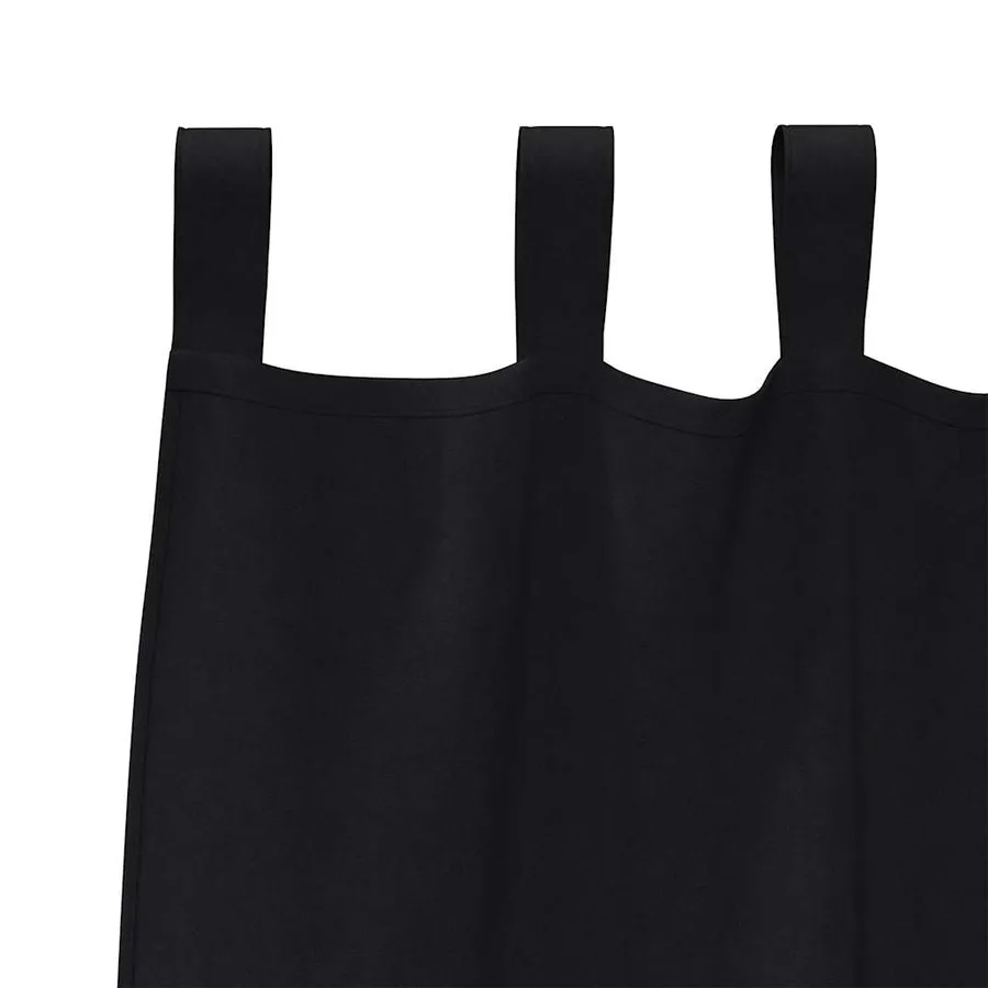 Rideaux occultants avec anneaux 2 pcs Noir 260 x 140 cm - 5