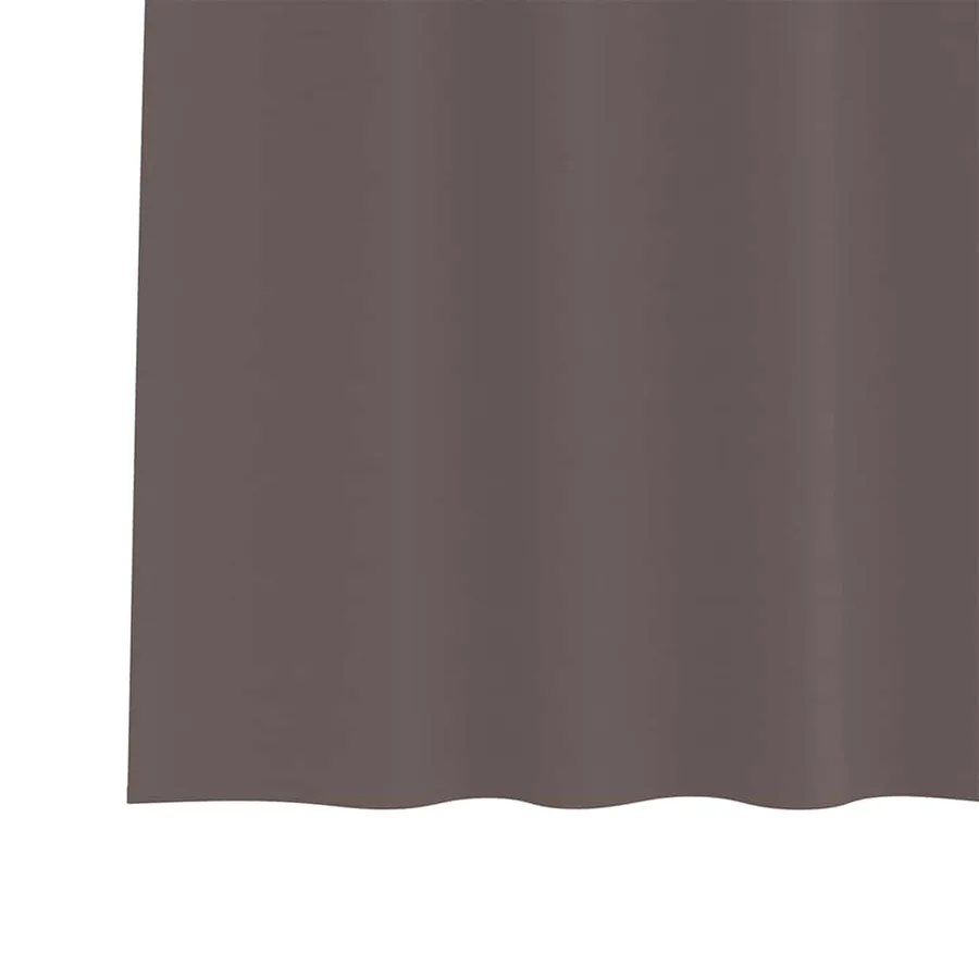 Rideaux occultants avec anneaux 2 pcs Marron foncé 245 x 140 cm - 6