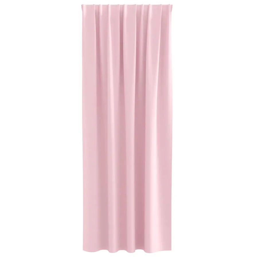 Rideaux occultants avec anneaux 2 pcs Rose bébé 245 x 140 cm - 4
