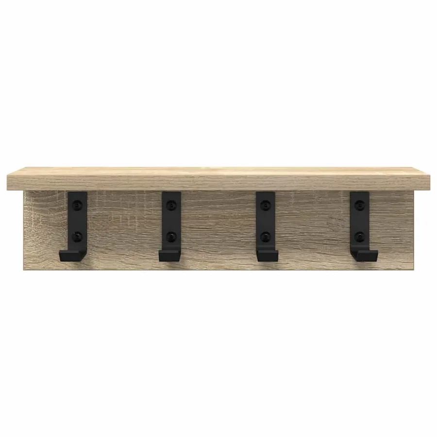 Porte-manteau mural Chêne Sonoma 40 x 10,5 x 10,5 cm - 5