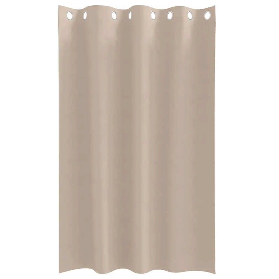 Rideaux occultants avec anneaux 2 pcs Taupe 175 x 140 cm - 4