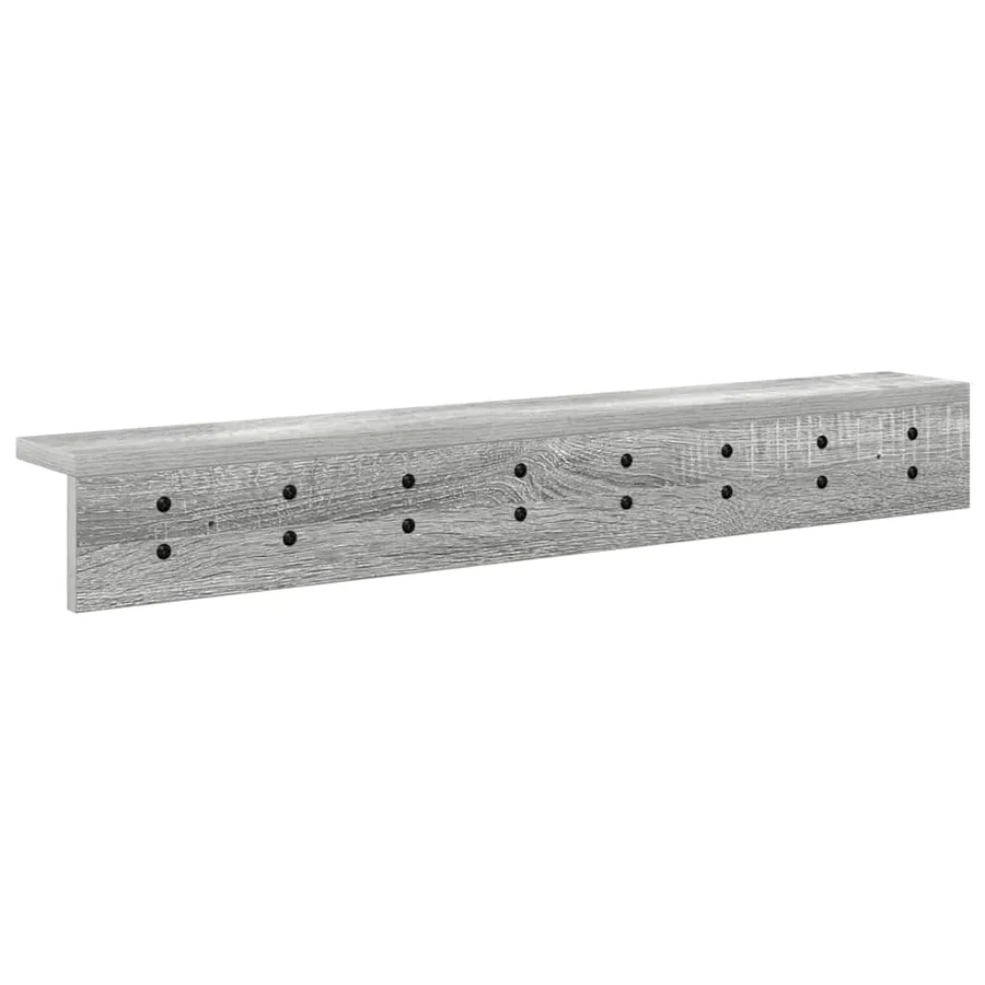 Porte-manteau mural Gris Sonoma 80 x 10,5 x 10,5 cm - 7