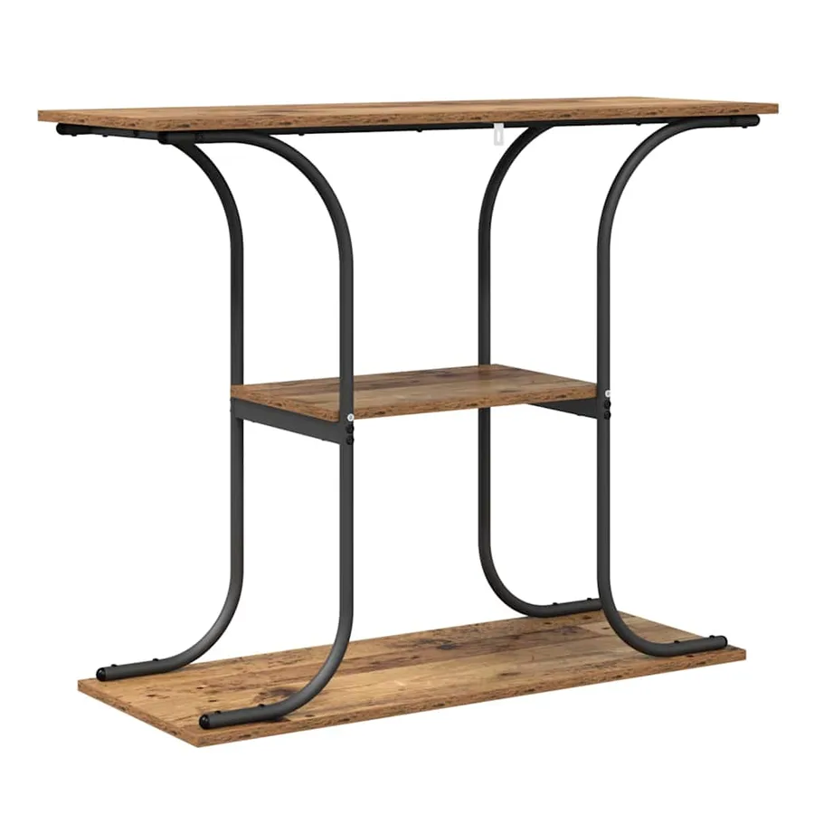 Table console Bois ancien 101 x 35 x 80,5 cm Bois d'ingénierie - 7