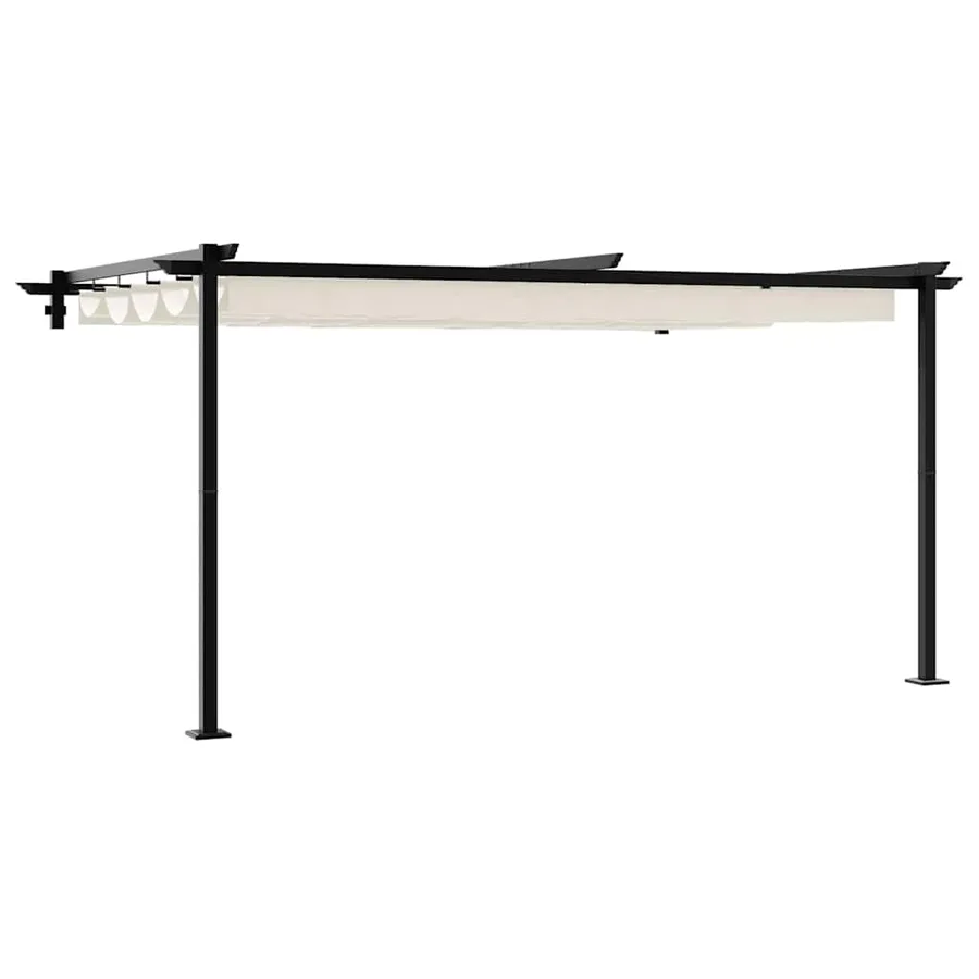 Pavillon 400 x 300 x 200 cm Crème Polyester - 2