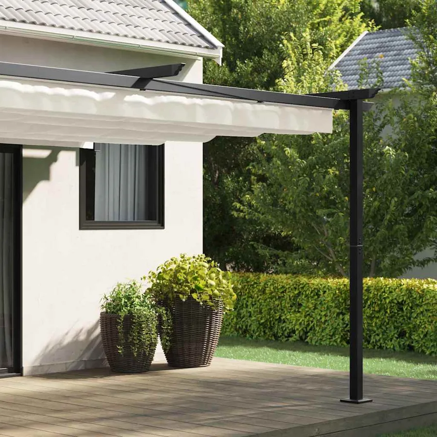 Pavillon 400 x 300 x 200 cm Crème Polyester - 3