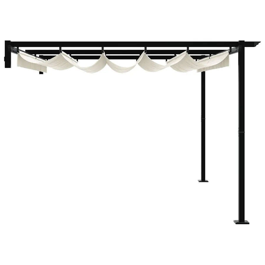 Pavillon 400 x 300 x 200 cm Crème Polyester - 5