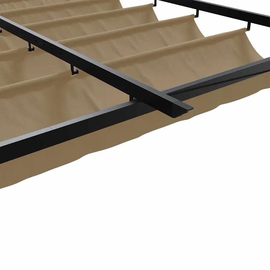 Pavillon 400 x 300 x 200 cm Taupe Polyester - 7
