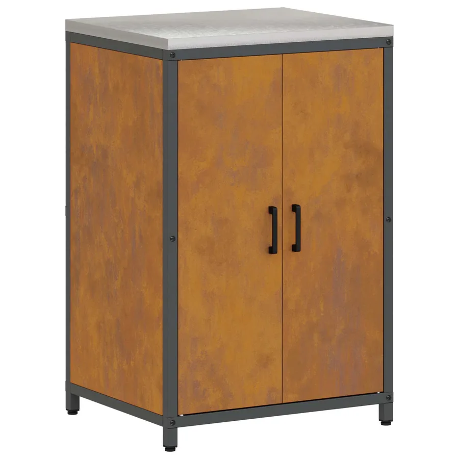 Rangement de cuisine HATTEM Rouillé 60 x 50 x 92 cm Acier - 2
