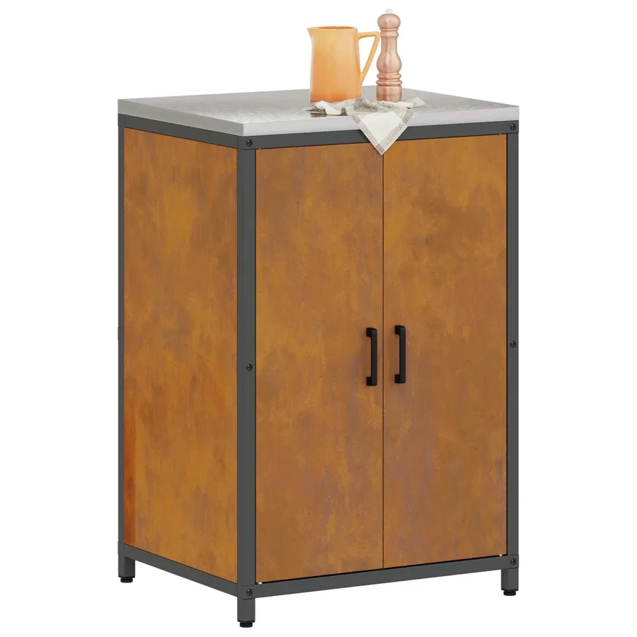 Rangement de cuisine HATTEM Rouillé 60 x 50 x 92 cm Acier - 3