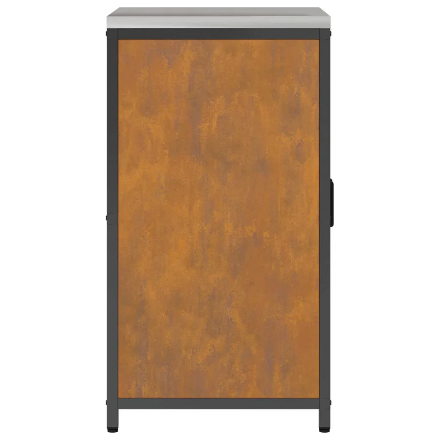 Rangement de cuisine HATTEM Rouillé 60 x 50 x 92 cm Acier - 8