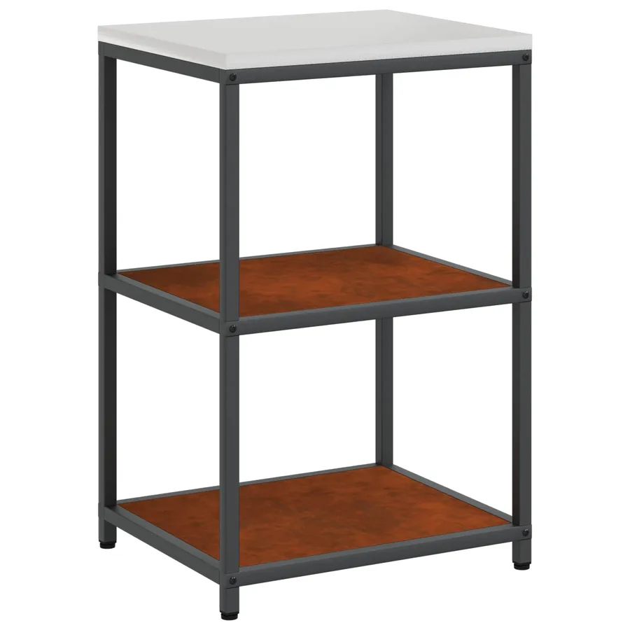 Ensemble de rangement cuisine HATTEM 3 pcs Rouillé Acier - 6