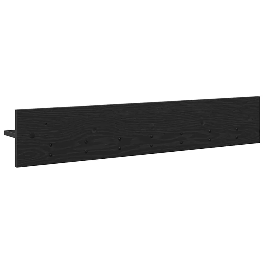 Porte-manteau mural Montage mural Chêne noir 100 x 10,5 x 18 cm - 7
