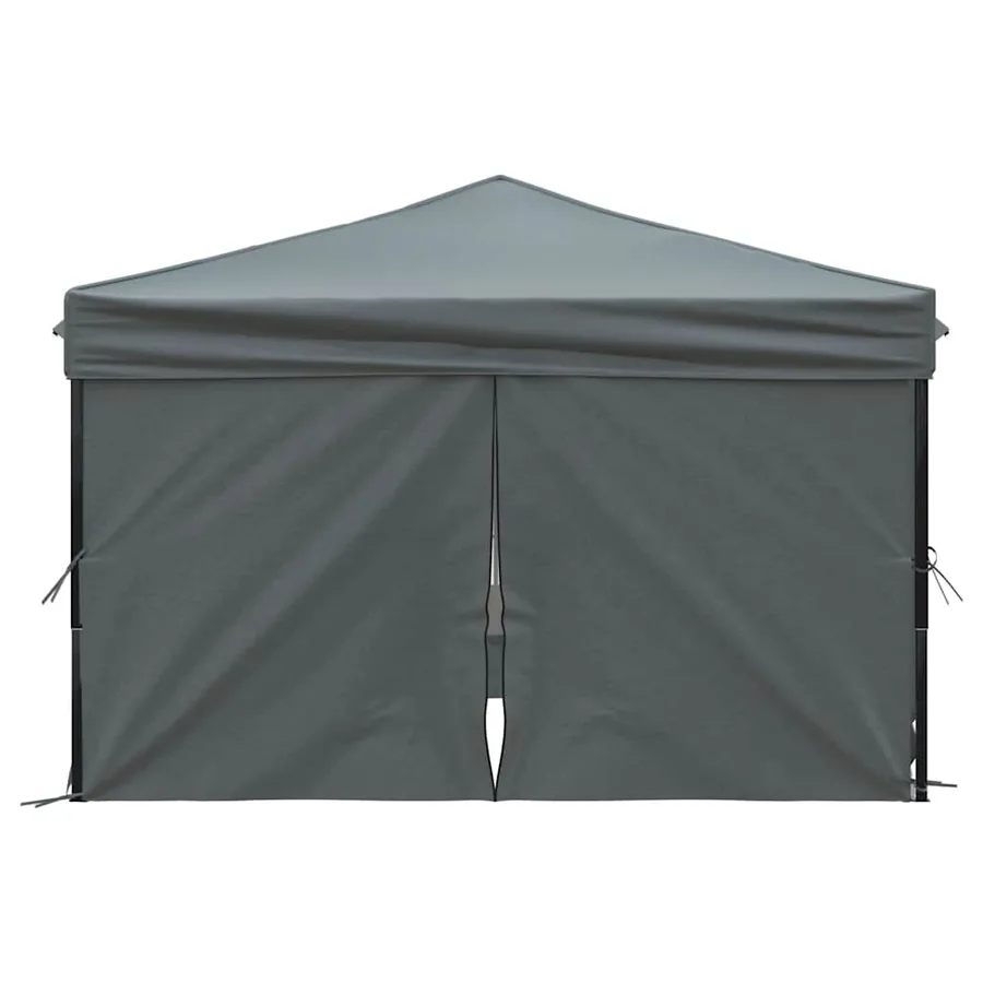 Tente de réception pliable avec parois Anthracite 3x3 m - 4