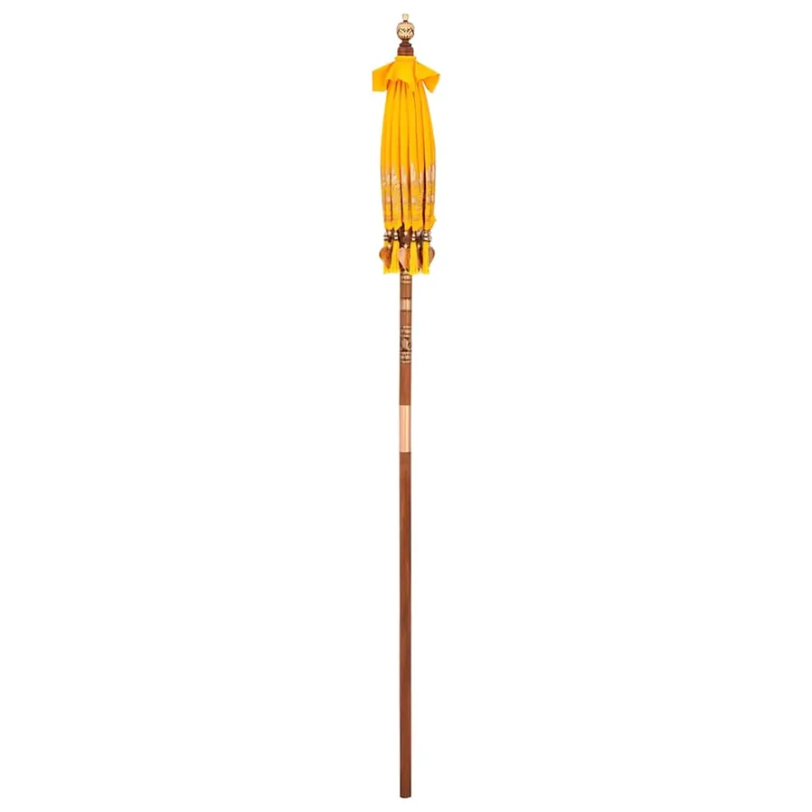 Parasol balinais Jaune 125 x 125 x 260 cm - 4