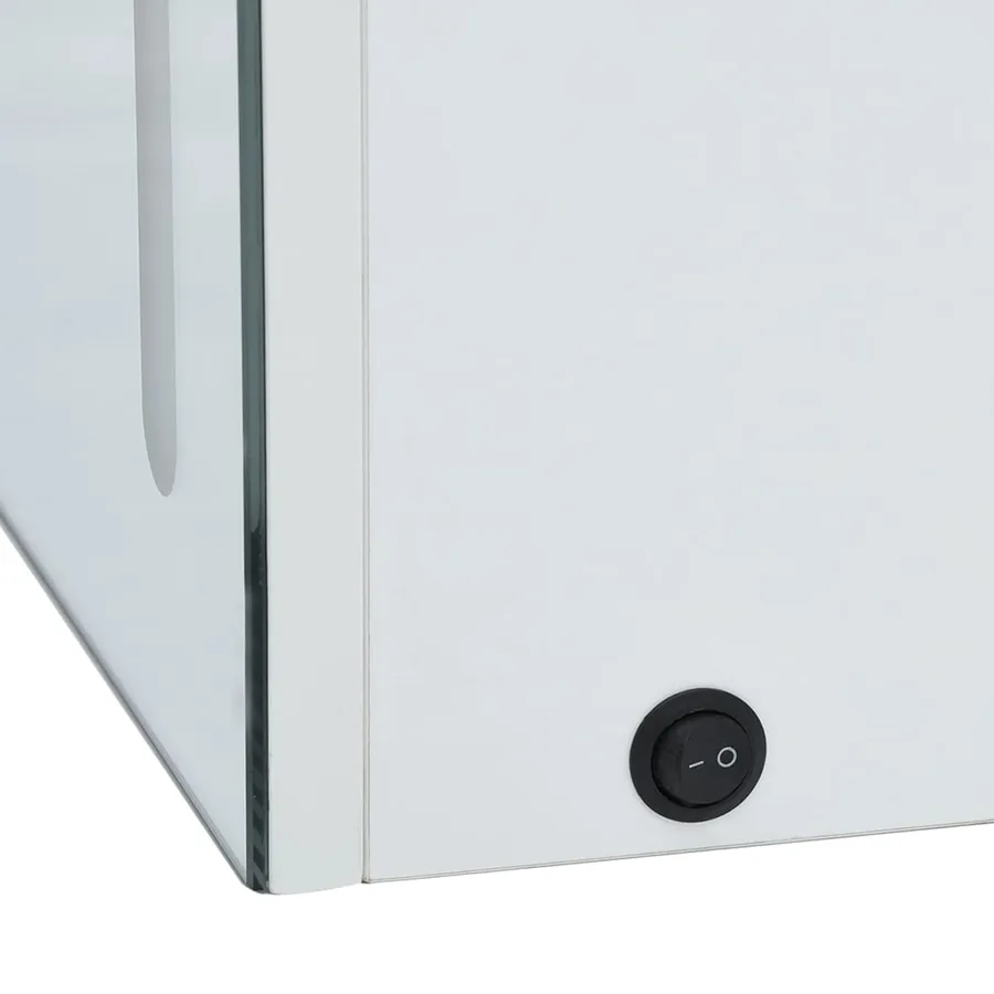 Armoire de salle de bain à miroir LED 50x13x70 cm - 7
