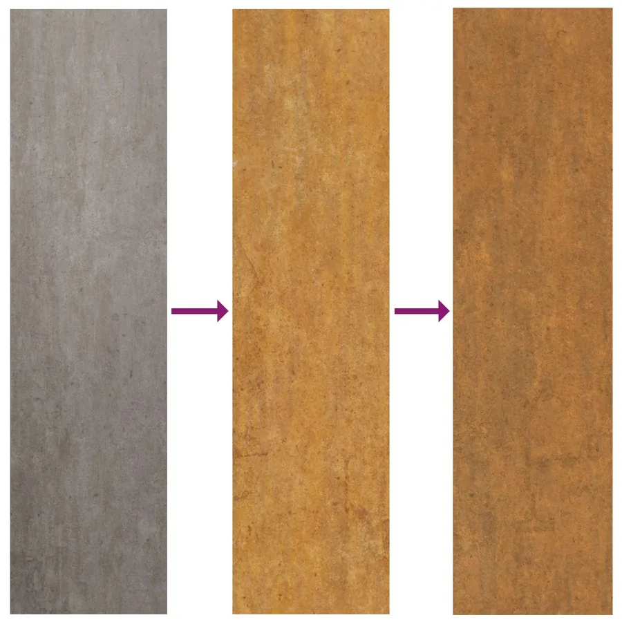 Rangement de cuisine HATTEM Rouillé 30 x 50 x 92 cm Acier - 16