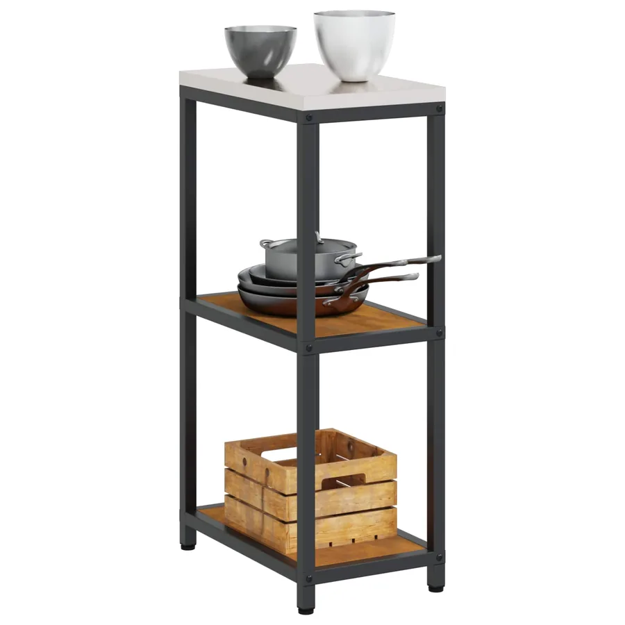 Rangement de cuisine HATTEM Rouillé 30 x 50 x 92 cm Acier - 3