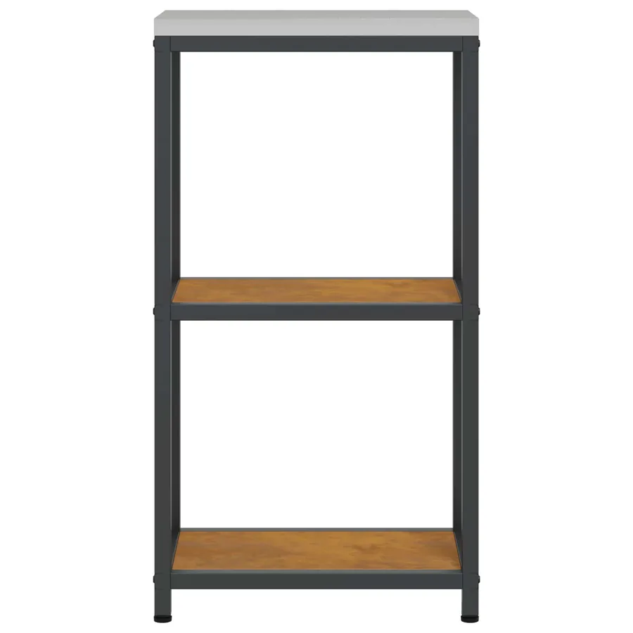 Rangement de cuisine HATTEM Rouillé 30 x 50 x 92 cm Acier - 9